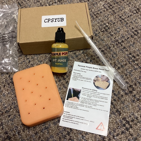 Squeeze Pimple Pop Stress Relief Toy - Picture 1 of 4